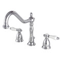 Kingston Brass 8" Widespread Bathroom Faucet, Chrome KS1991BPL